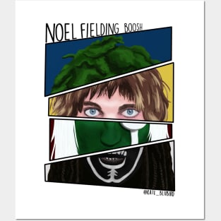 Noel Fielding Boosh characters Posters and Art